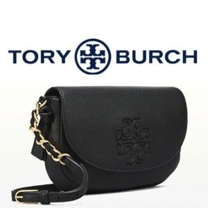 Tory Burch - Leather Crossbody - Black